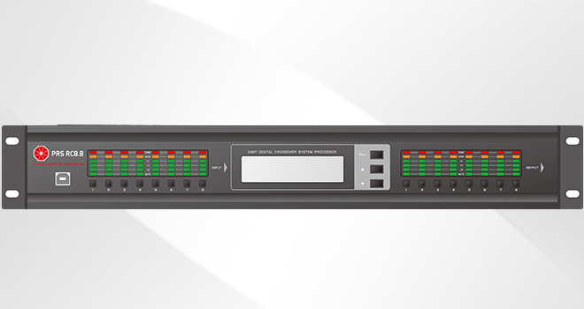 PRS周边产品 RC8.8C数字音频媒体矩阵 信号分配器 音频数字系统管理器